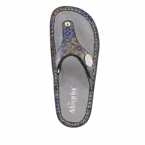 New Alegria Carina Aztec Dottie Sandal Clog - Picture 4 of 6